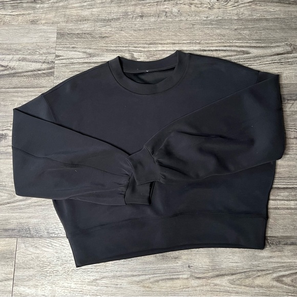 lululemon athletica Tops - Lululemon Softstreme Sweatshirt - Black